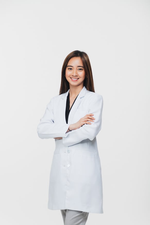 Female Doctor in White Coat