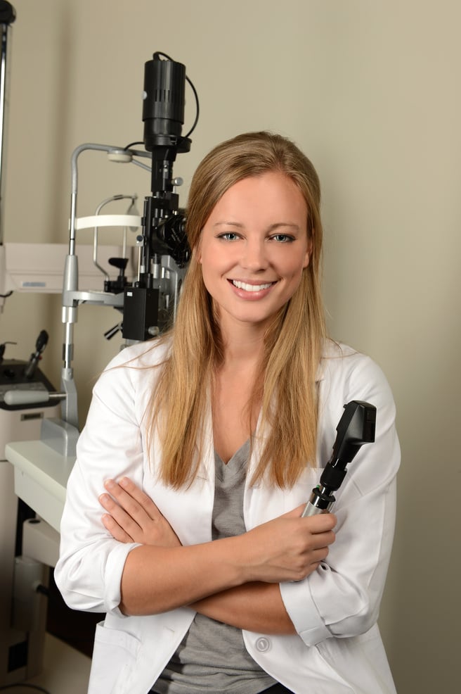 Female Eye Doctor Smiling